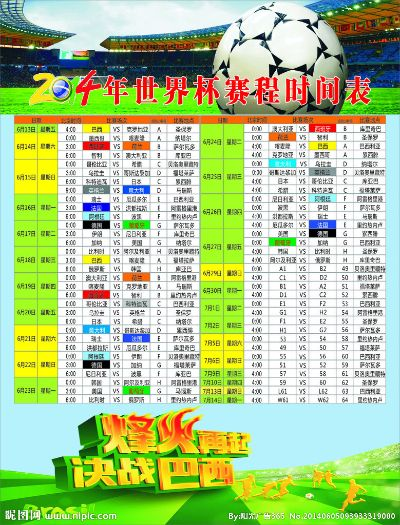 2014年世界杯足球赛程表 2014年的足球世界杯-第2张图片-www.211178.com_果博福布斯